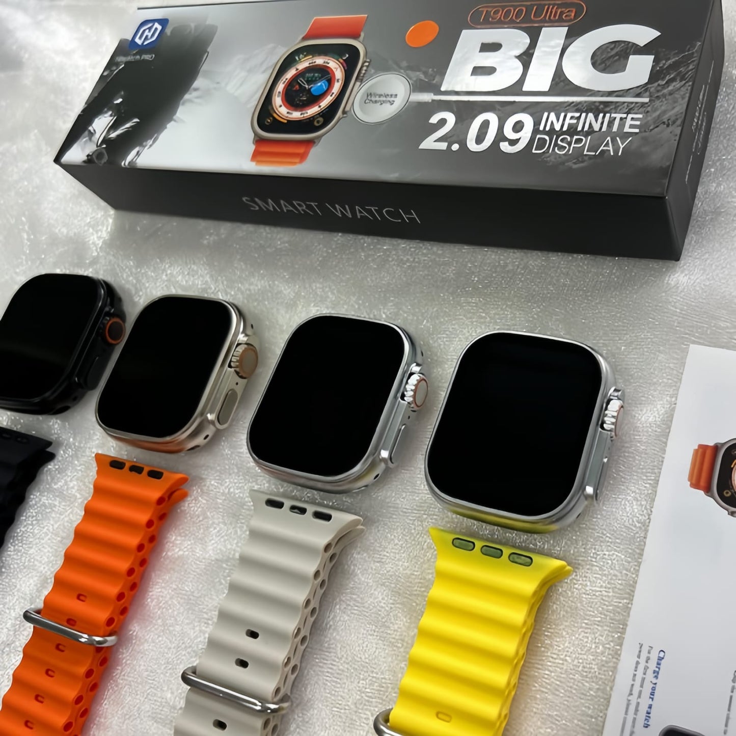 T900 Ultra Smart Watch – 2.09" Display, Bluetooth Calling, Fitness Tracker | Pakistan