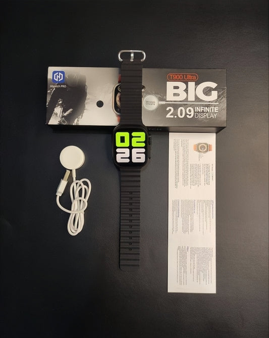 T900 Ultra Smart Watch – 2.09" Display, Bluetooth Calling, Fitness Tracker | Pakistan