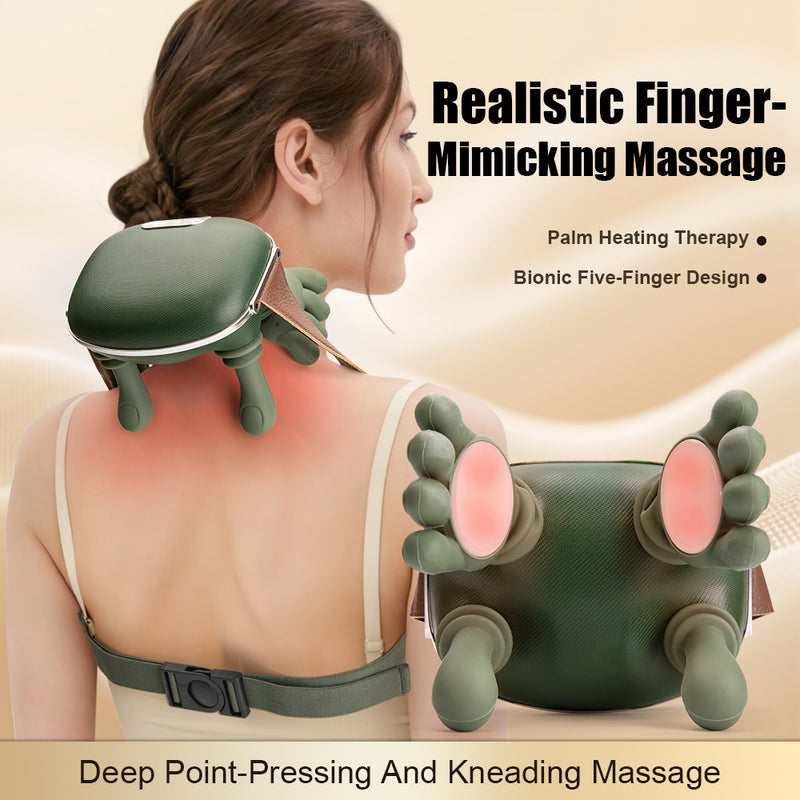 Smart Neck & Shoulder Massager – Electric Deep Kneading, Heat Therapy, Pain Relief | Pakistan