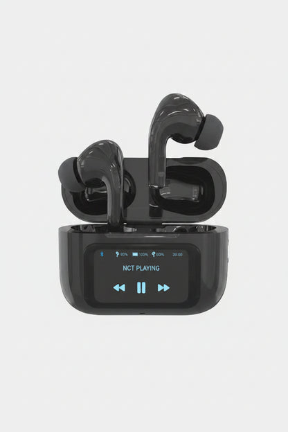 A9 Pro Earbuds ANC/ENC Dauble Dark Tuch screen display Noise Reduction Wireless Earbuds For Android and iOS/Airpods