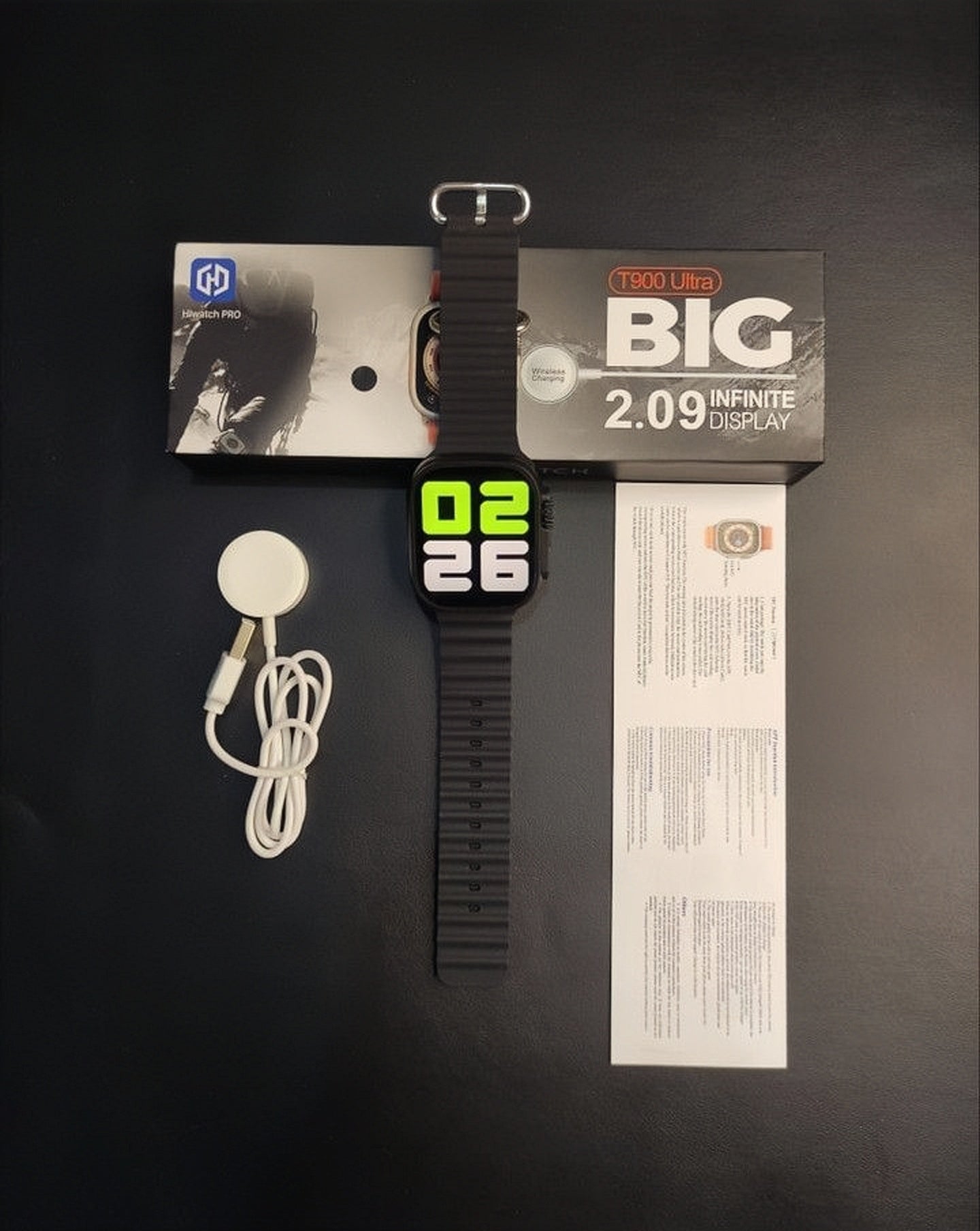 T900 Ultra Smart Watch – 2.09" Display, Bluetooth Calling, Fitness Tracker | Pakistan