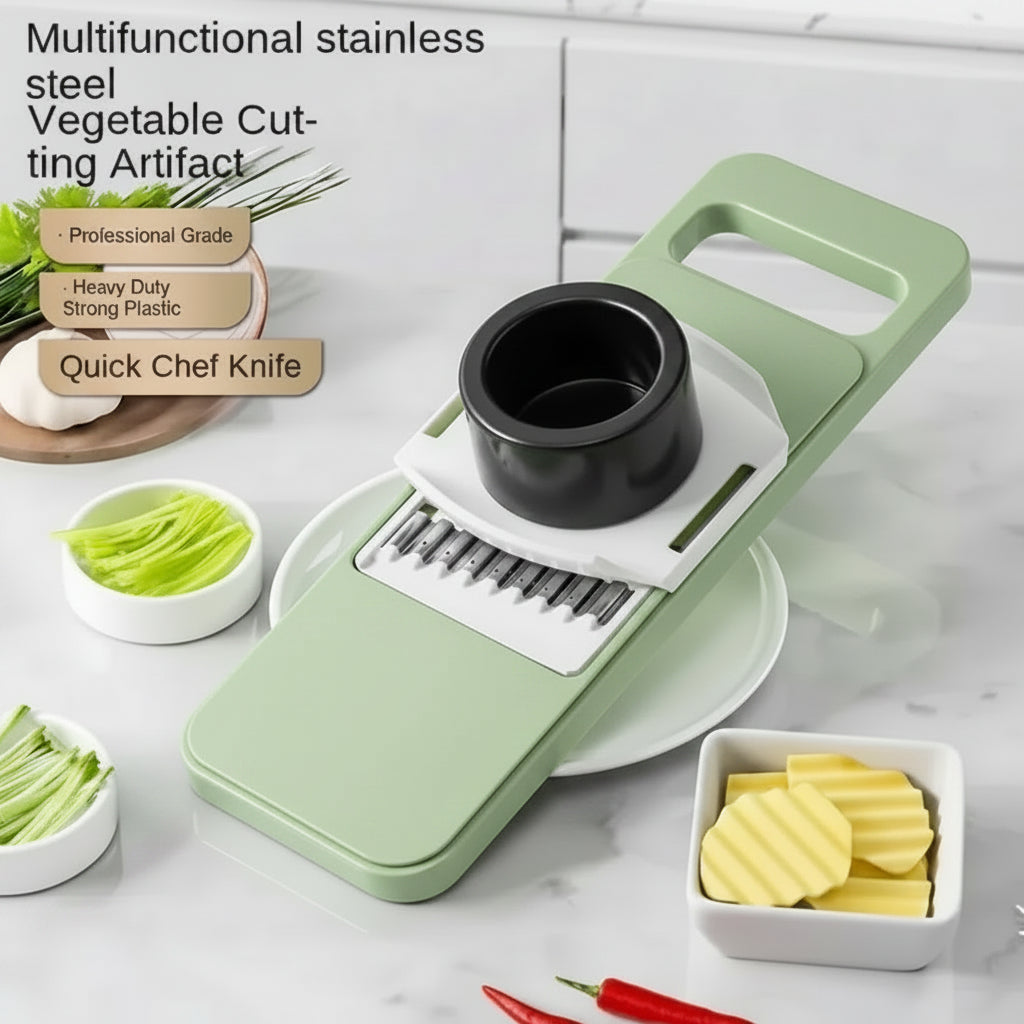 5in1 Vegetable Cutter | Multifunctional Stainless Steel Vegetable Cutter & Slicer | Kitchen Tool