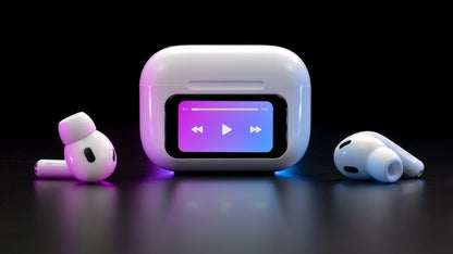 A9 Pro Earbuds ANC/ENC Dauble Dark Tuch screen display Noise Reduction Wireless Earbuds For Android and iOS/Airpods