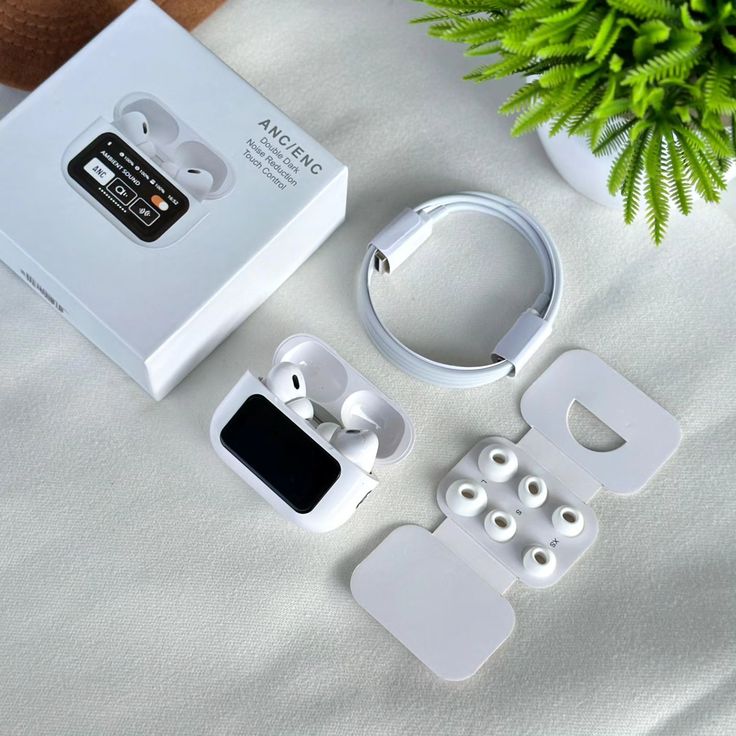 A9 Pro ANC Earbuds – Touch Screen Case, 40hr Battery | Zintero Pakistan